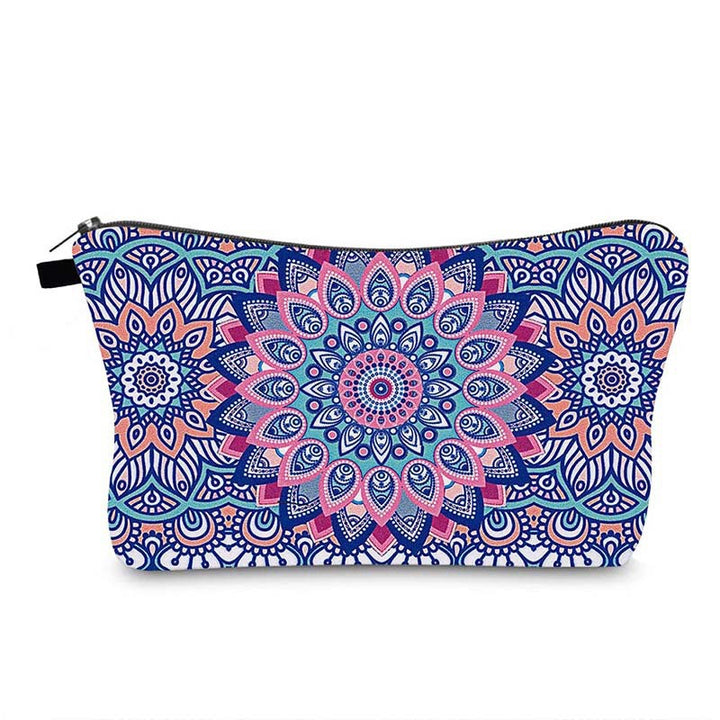 Trousse de maquillage à motif mandala Olivenorma