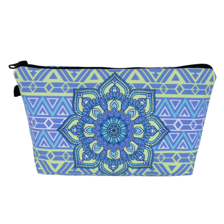 Trousse de maquillage à motif mandala Olivenorma