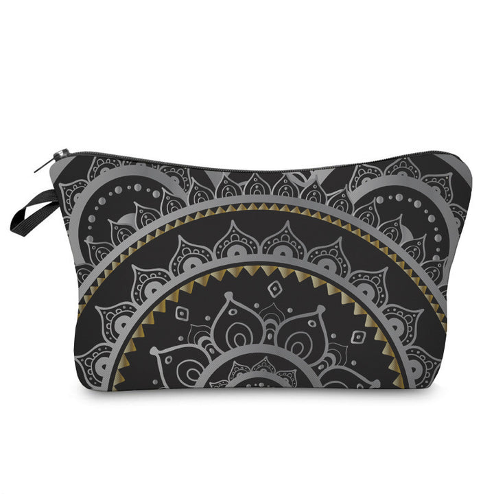 Trousse de maquillage à motif mandala Olivenorma