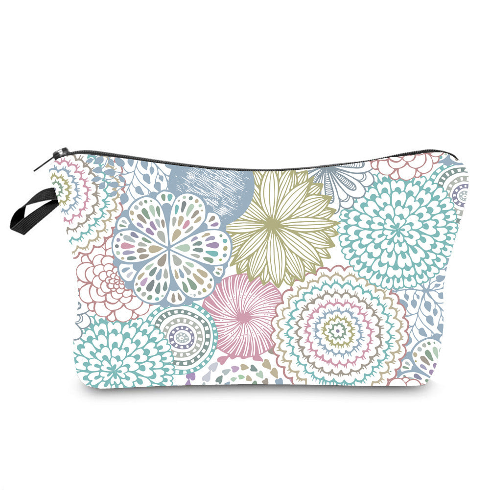Trousse de maquillage à motif mandala Olivenorma
