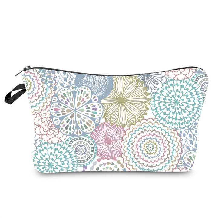 Trousse de maquillage à motif mandala Olivenorma