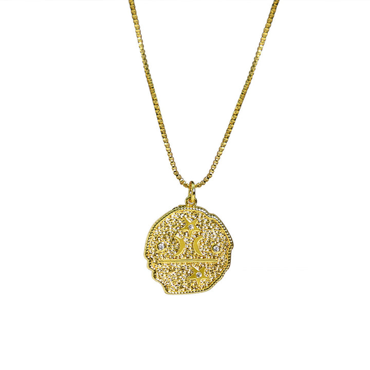 Collier de perles en rouleau turquoise et zircon blanc Olivenorma 