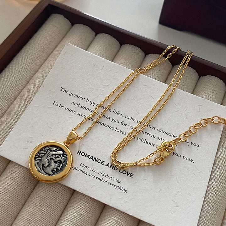 Collier de perles d'eau douce en pierre empereur Olivenorma