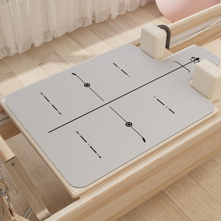 Tapis de yoga en caoutchouc synthétique Olivenorma Pilates Core Exercises 