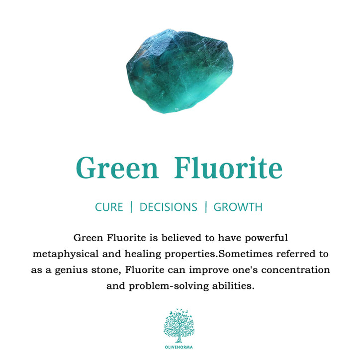 Spécimen minéral de fluorite verte Olivenorma Pierre naturelle