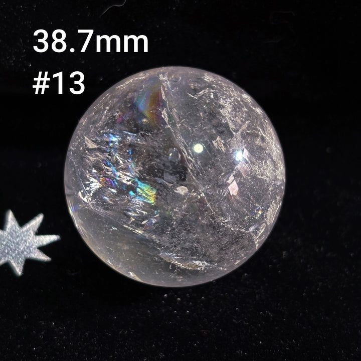 Boule de cristal polie transparente à haute fréquence naturelle Olivenorma 