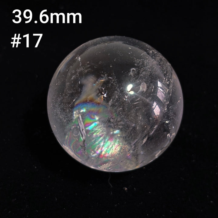 Boule de cristal polie transparente à haute fréquence naturelle Olivenorma 