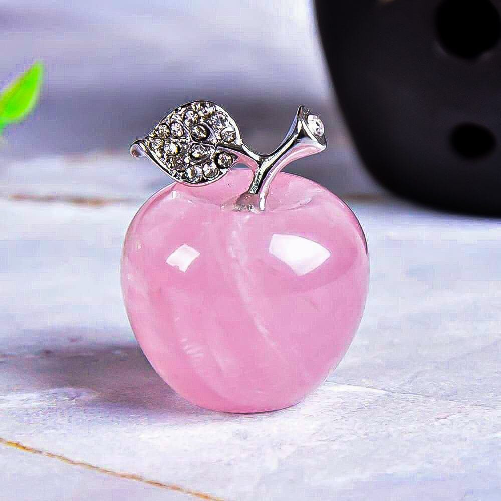 Décoration de pomme sculptée en pierre naturelle pour la veille de Noël Olivenorma - image 0