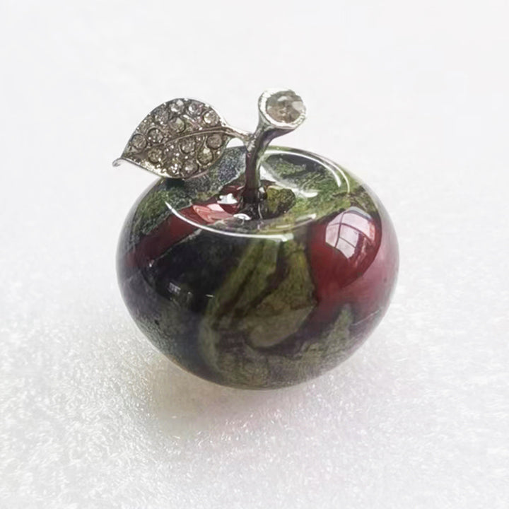 Décoration de pomme sculptée en pierre naturelle pour la veille de Noël Olivenorma