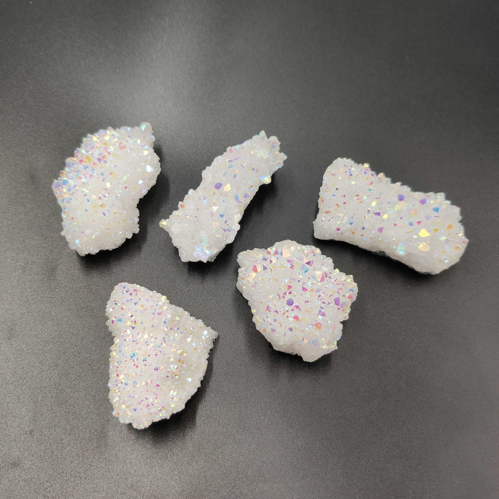 Décoration en pierres précieuses en grappe de cristal de quartz Angel Aura Olivenorma 