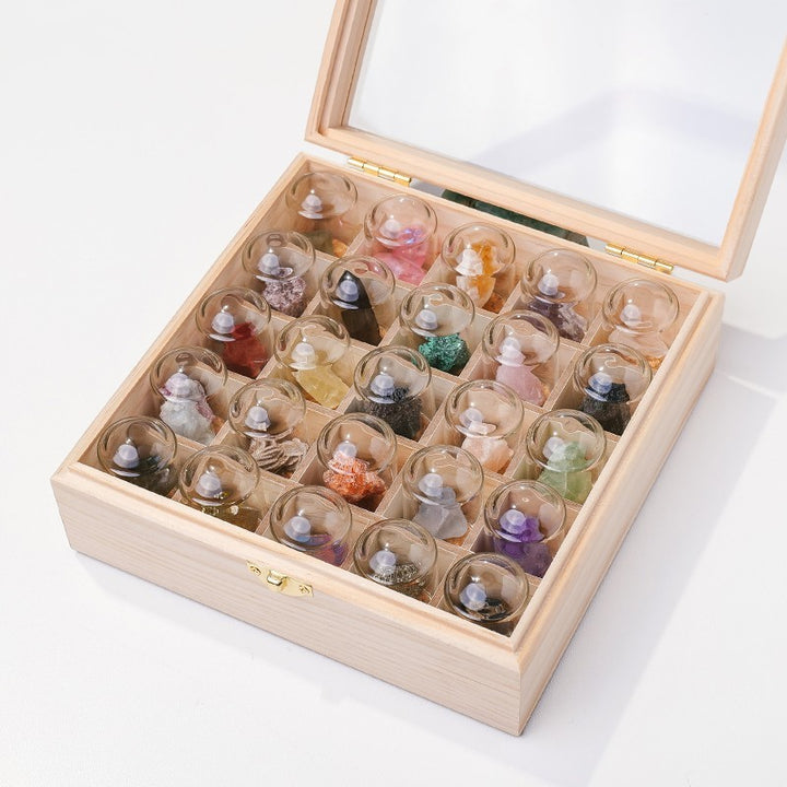Ornements de spécimens de minerai de cristal naturel Olivenorma Décoration
