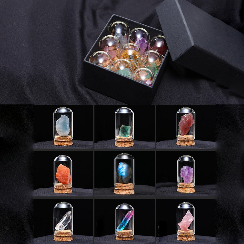 Ornements de spécimens de minerai de cristal naturel Olivenorma Décoration
