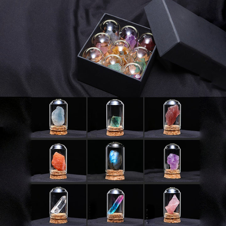 Ornements de spécimens de minerai de cristal naturel Olivenorma Décoration