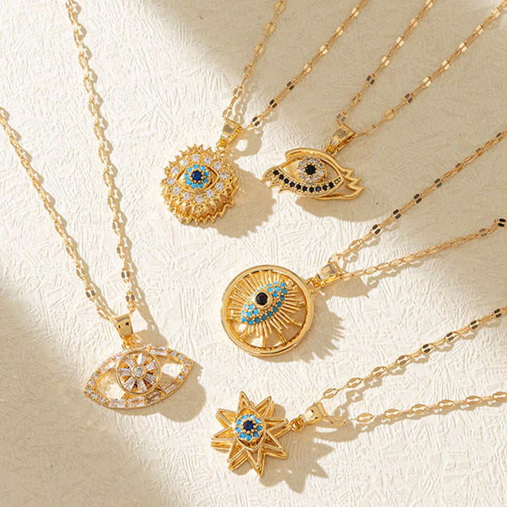 Collier de protection rotatif Olivenorma « œil du diable » 