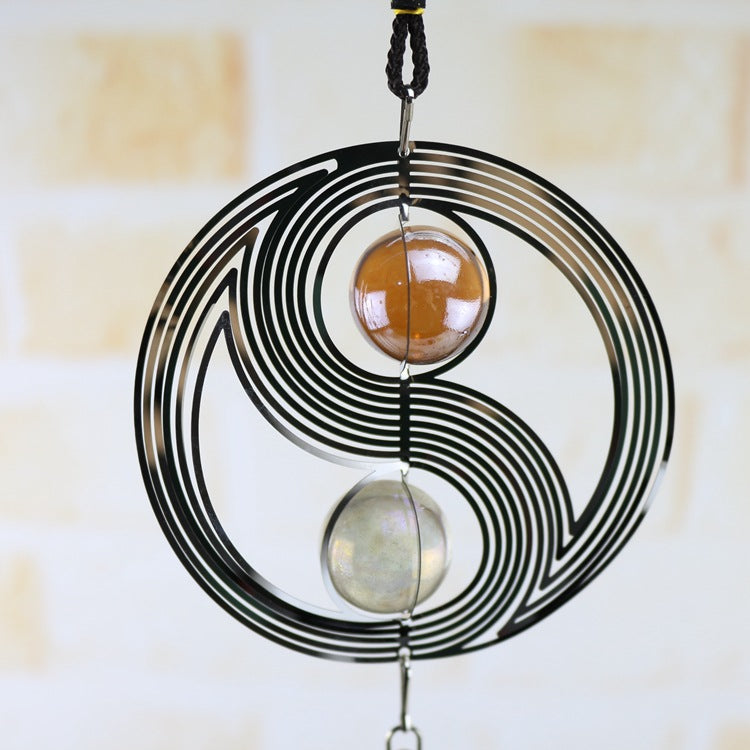 Carillon éolien rotatif en spirale Olivenorma