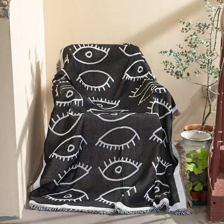 Tapisserie Olivenorma Tarot Magic Black Evil Eye