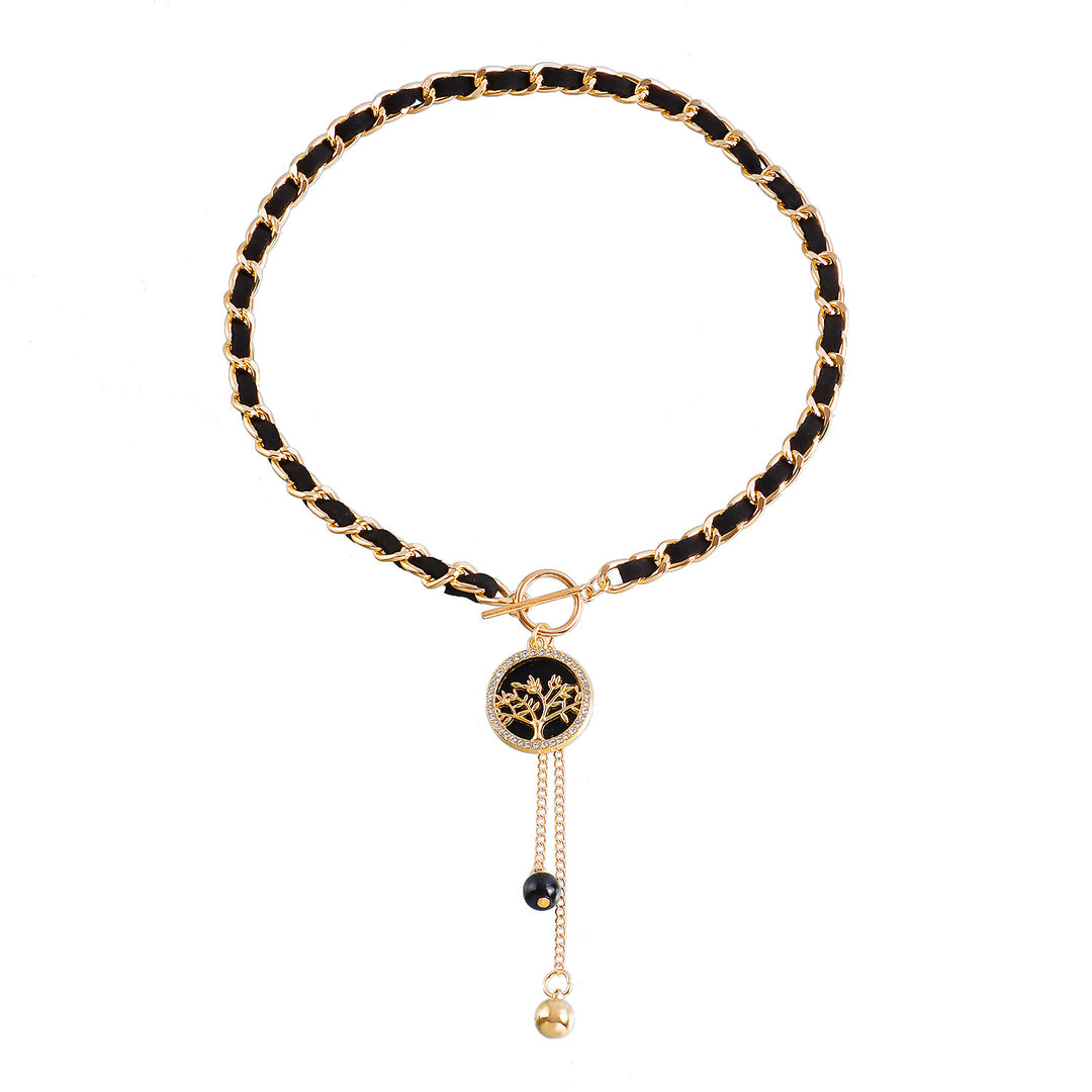 Collier ras du cou en velours noir Olivenorma