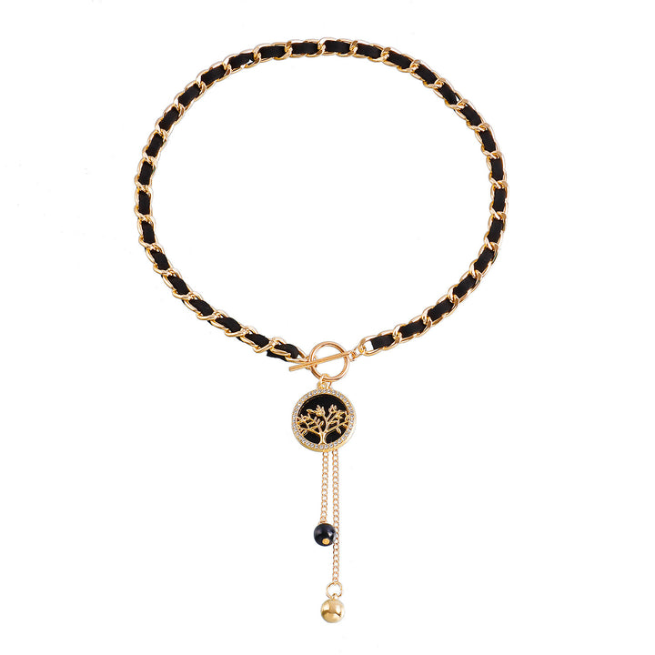 Collier ras du cou en velours noir Olivenorma
