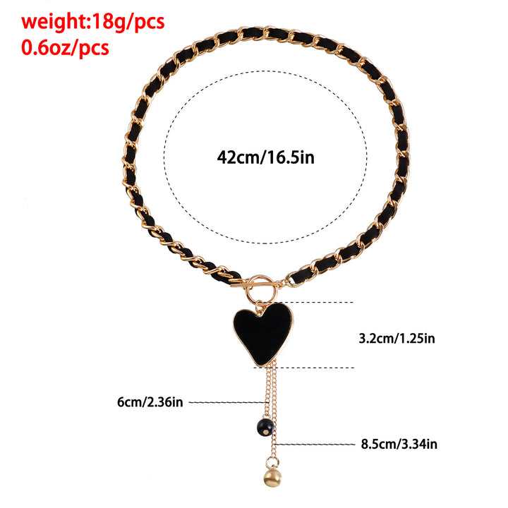 Collier ras du cou en velours noir Olivenorma