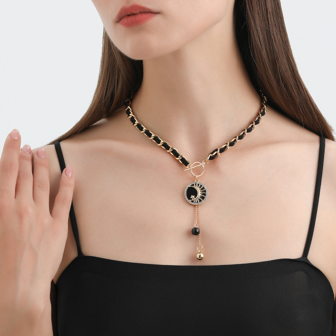 Collier ras du cou en velours noir Olivenorma
