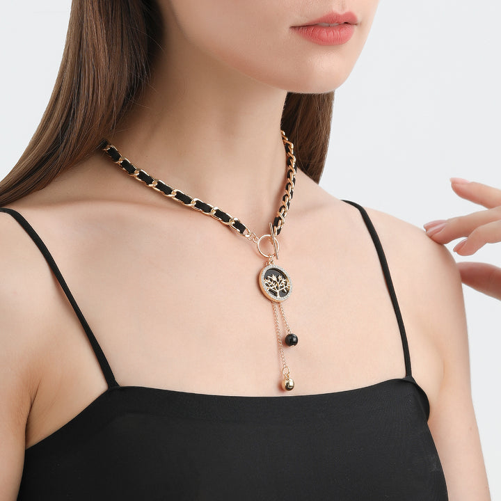 Collier ras du cou en velours noir Olivenorma