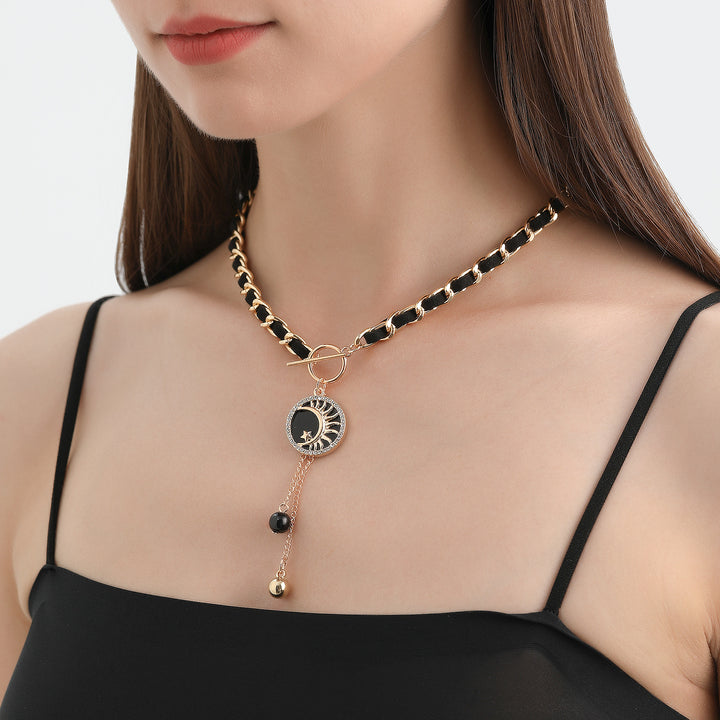 Collier ras du cou en velours noir Olivenorma