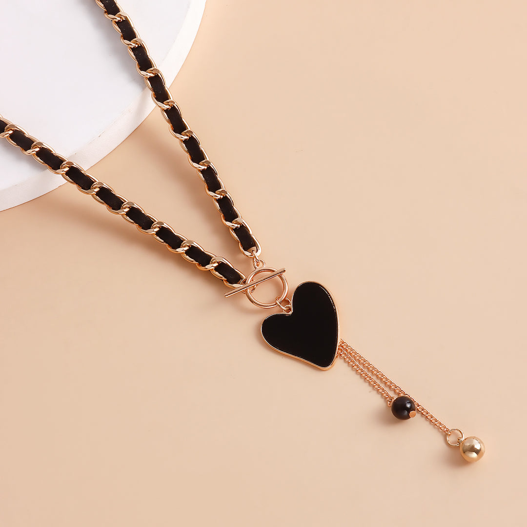 Collier ras du cou en velours noir Olivenorma