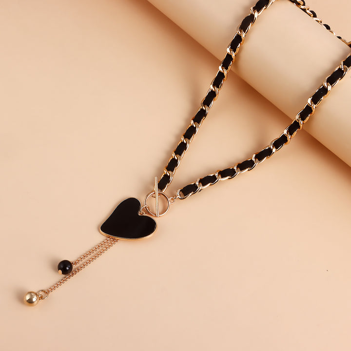 Collier ras du cou en velours noir Olivenorma