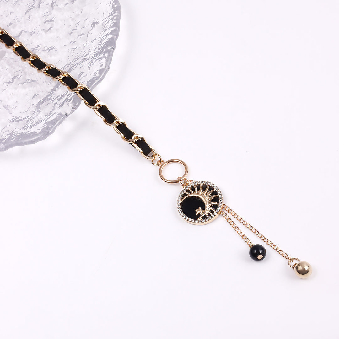Collier ras du cou en velours noir Olivenorma
