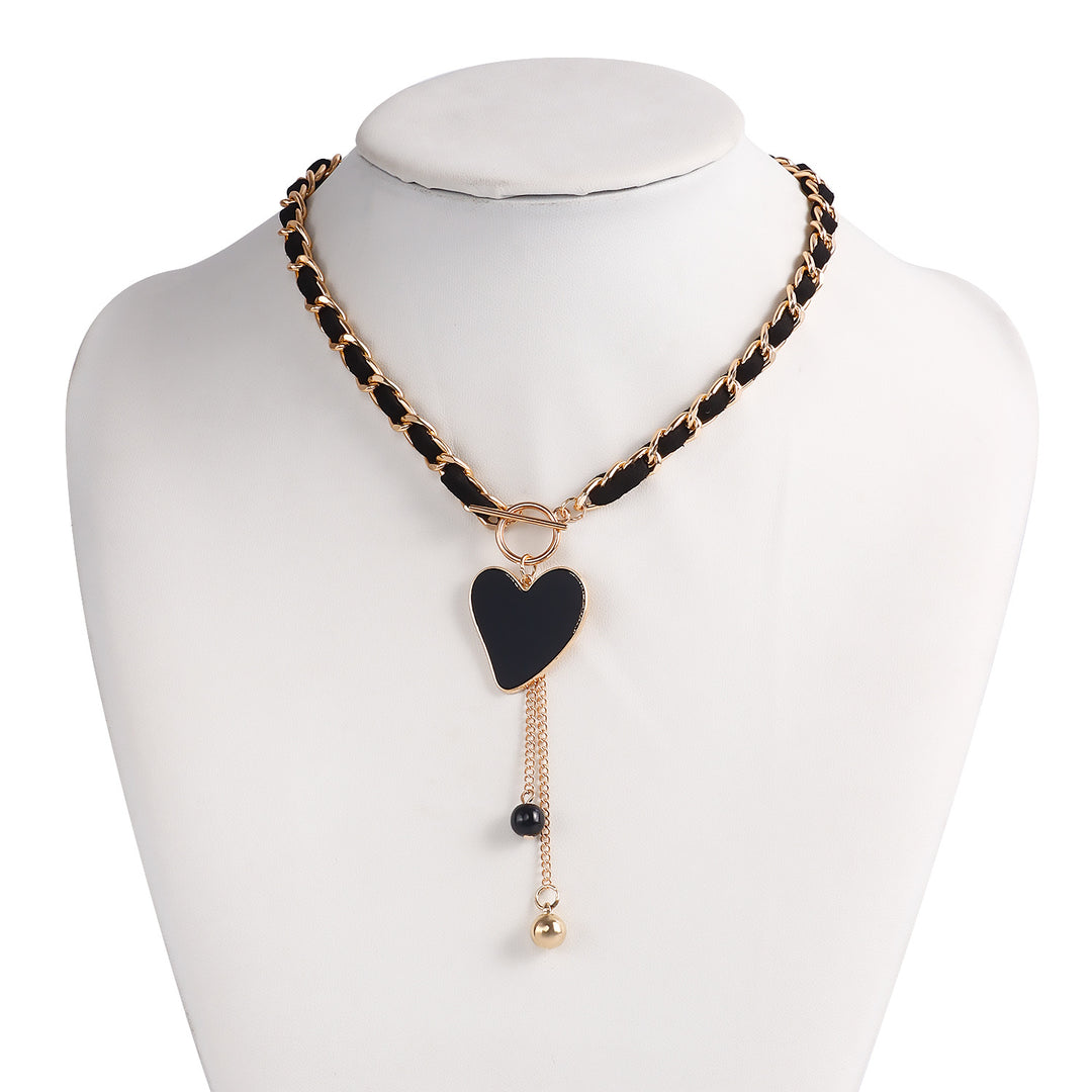 Collier ras du cou en velours noir Olivenorma