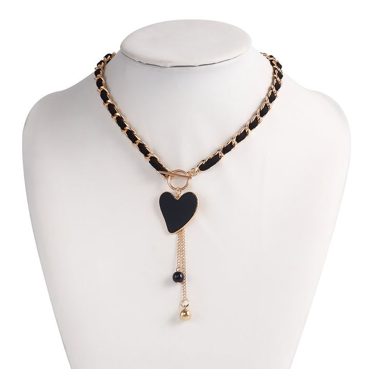 Collier ras du cou en velours noir Olivenorma