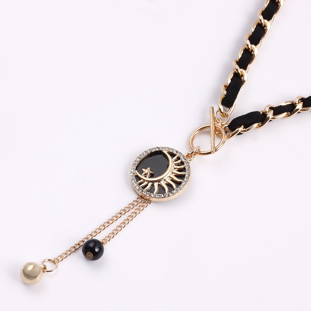 Collier ras du cou en velours noir Olivenorma