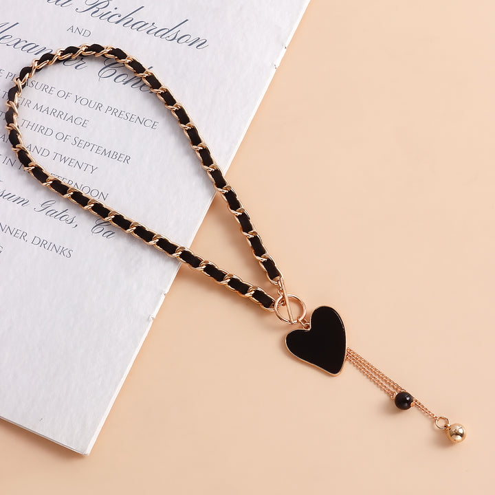 Collier ras du cou en velours noir Olivenorma