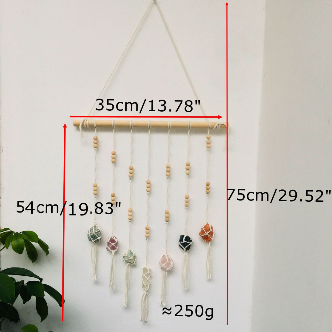 Pendentifs en cristal de chakra tissés à la main Olivenorma Boho