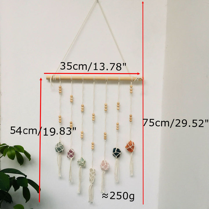 Pendentifs en cristal de chakra tissés à la main Olivenorma Boho