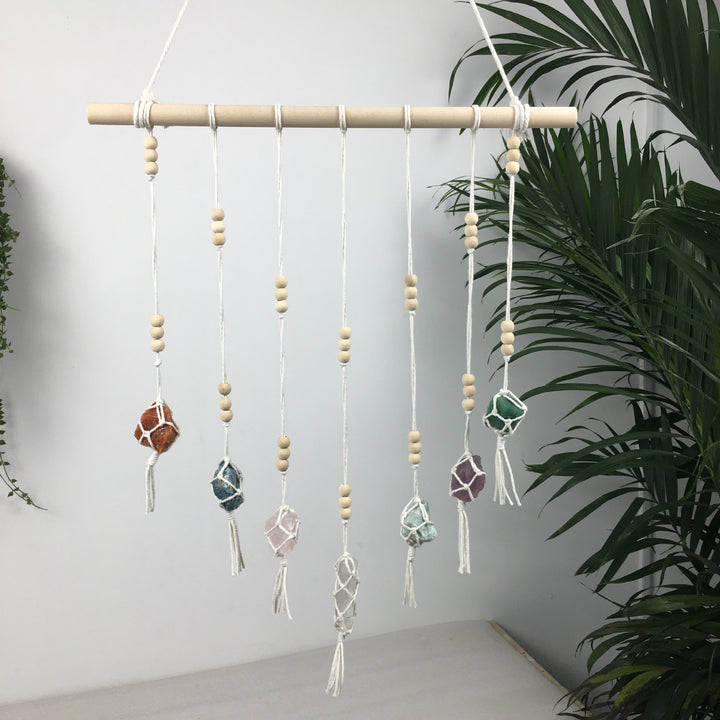 Pendentifs en cristal de chakra tissés à la main Olivenorma Boho