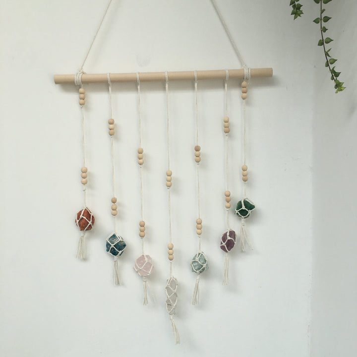 Pendentifs en cristal de chakra tissés à la main Olivenorma Boho