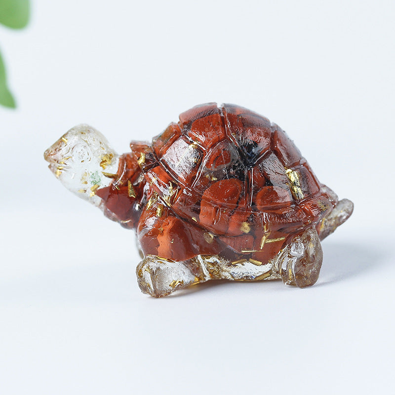 Colle de gravier en cristal Olivenorma Décoration en pierres précieuses pour petite tortue - image 3