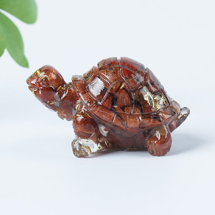 Colle de gravier en cristal Olivenorma Décoration en pierres précieuses pour petite tortue - image 5