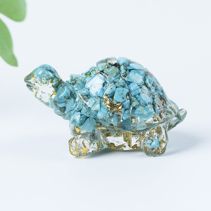 Colle de gravier en cristal Olivenorma Décoration en pierres précieuses pour petite tortue - image 7