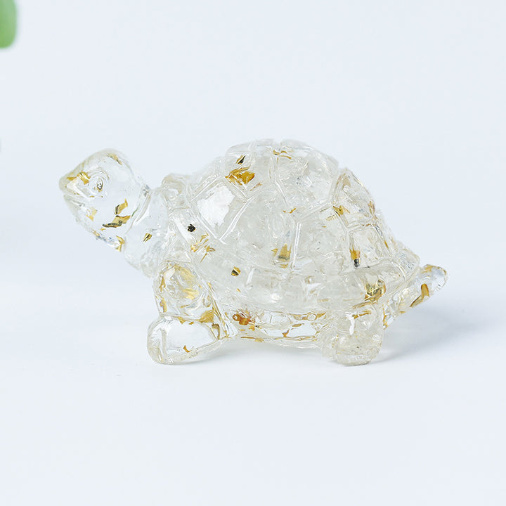Colle de gravier en cristal Olivenorma Décoration en pierres précieuses pour petite tortue - image 9
