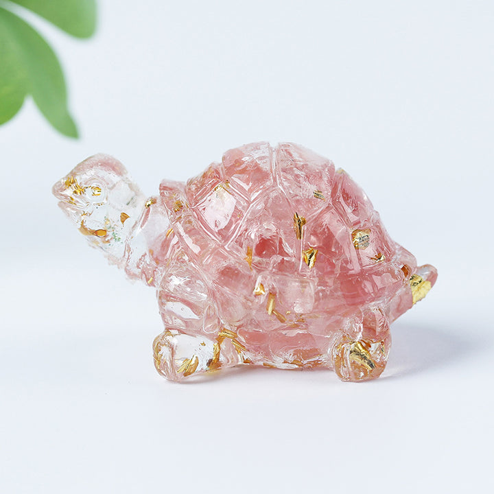 Colle de gravier en cristal Olivenorma Décoration en pierres précieuses pour petite tortue - image 16