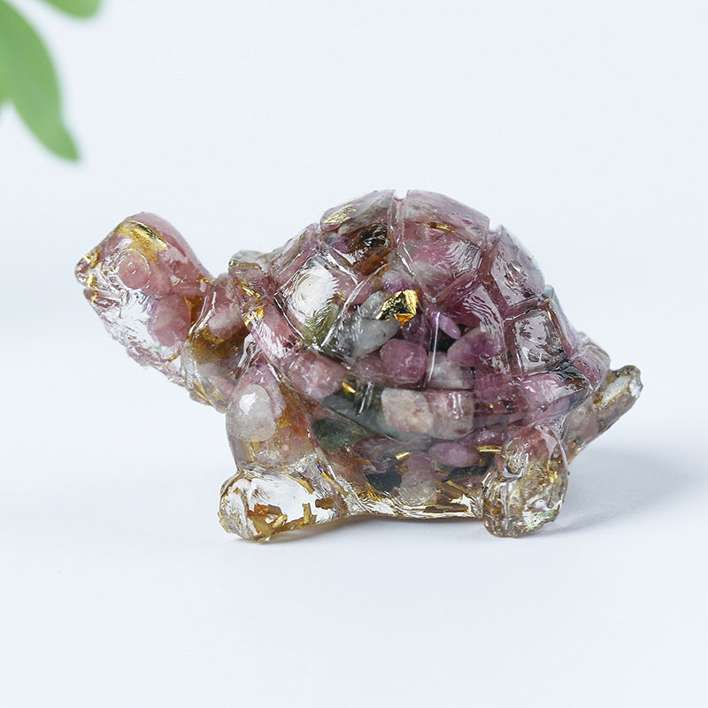 Colle de gravier en cristal Olivenorma Décoration en pierres précieuses pour petite tortue - image 18