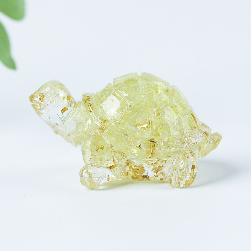 Colle de gravier en cristal Olivenorma Décoration en pierres précieuses pour petite tortue - image 22