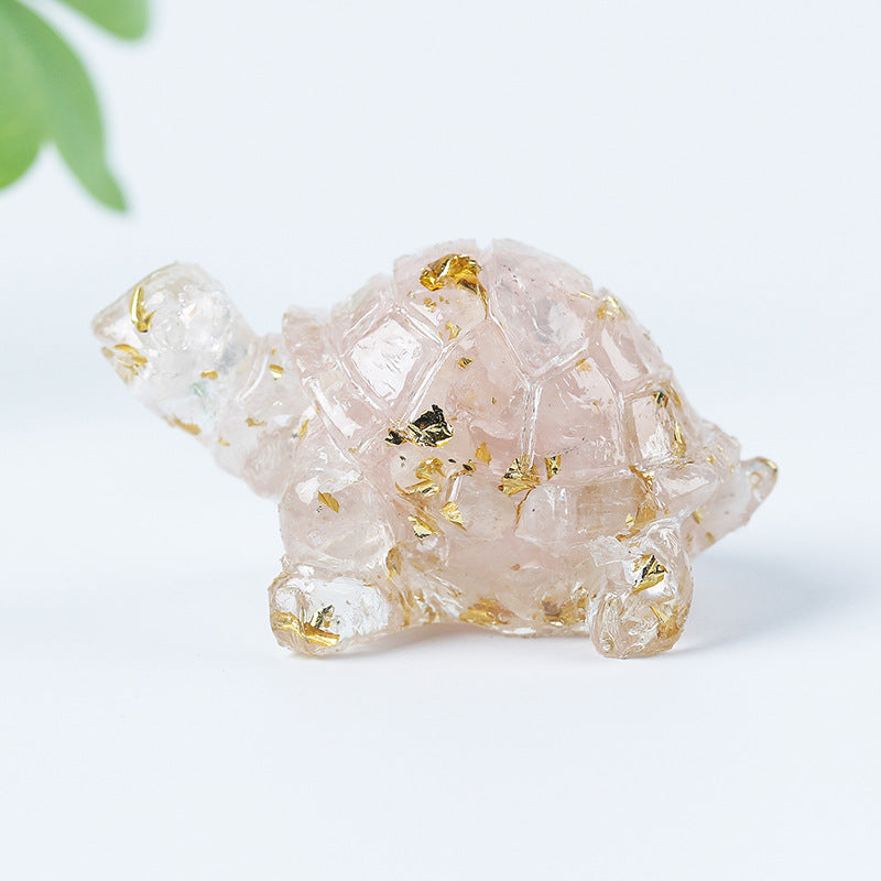 Colle de gravier en cristal Olivenorma Décoration en pierres précieuses pour petite tortue - image 25