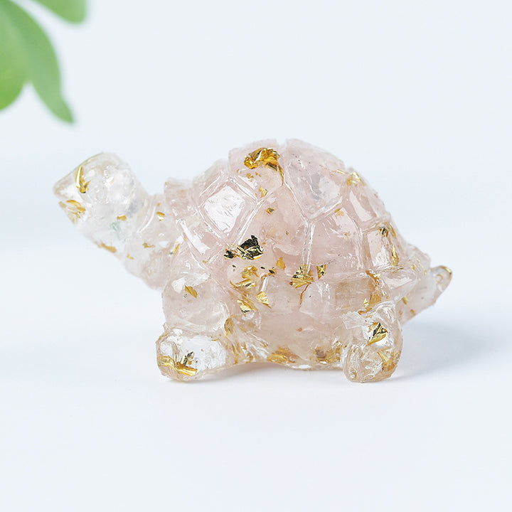 Colle de gravier en cristal Olivenorma Décoration en pierres précieuses pour petite tortue - image 25