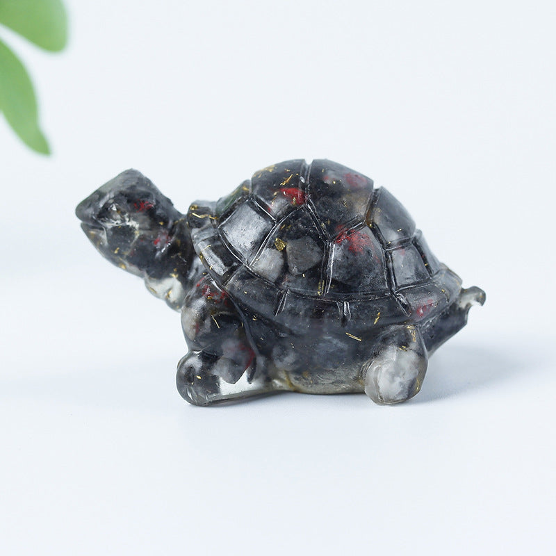 Colle de gravier en cristal Olivenorma Décoration en pierres précieuses pour petite tortue - image 28