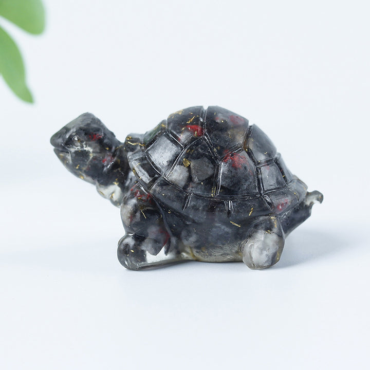 Colle de gravier en cristal Olivenorma Décoration en pierres précieuses pour petite tortue - image 28