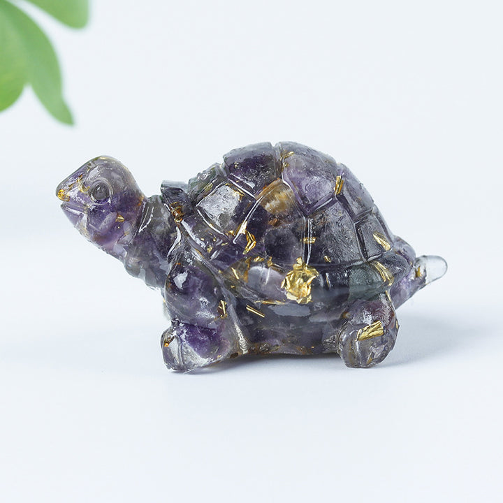 Colle de gravier en cristal Olivenorma Décoration en pierres précieuses pour petite tortue - image 31
