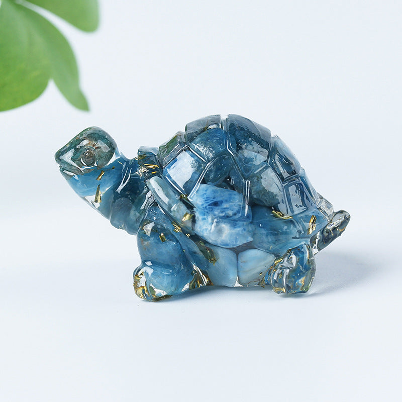 Colle de gravier en cristal Olivenorma Décoration en pierres précieuses pour petite tortue - image 49